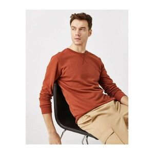 Basic red cotton sweatshirt kép