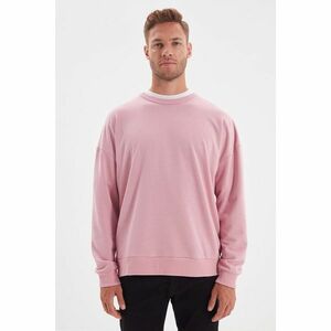 Trendyol Pink férfi túlméretes Fit pulóver kép