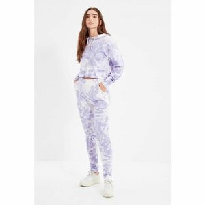 Trendyol Lilac Tie-Dye Patterned Basic Jogger Knitted Thin Sweatpants kép