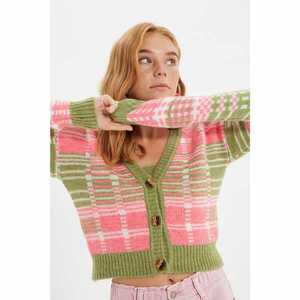Trendyol Mint Jacquard Blouse- Cardigan Knitwear Suit kép