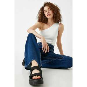 Koton Regular Waist Spanish Leg Denim Trousers - Victoria Jean kép