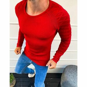 Piros férfi pulóver WX1649 kép