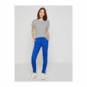 Koton Women's Blue Slim Fit Trousers kép