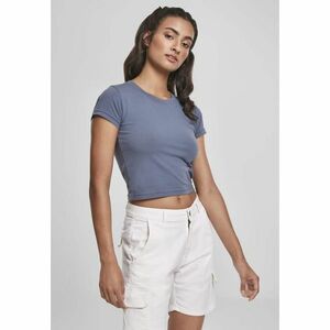 Ladies Stretch Jersey Cropped Tee Vintageblue kép