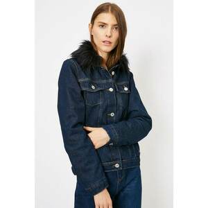 Koton Women's Blue Jean Jacket kép