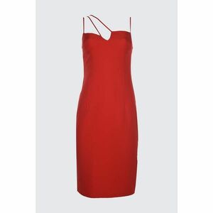 Trendyol piros szíj részletes ruha kép