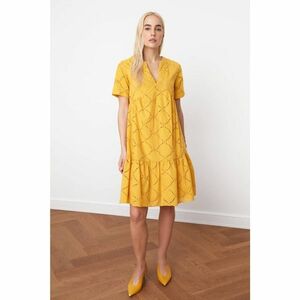 Női ruha Trendyol Mustard kép