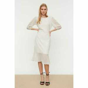 Trendyol White Patterned Dress kép