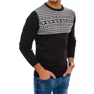 Dstreet WX1799 black men's sweater kép