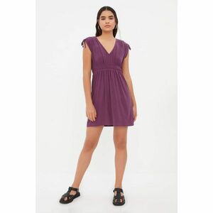 Trendyol Purple A-line Knitted Dress kép