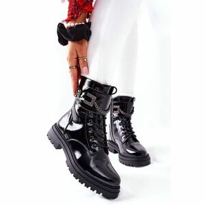 Women's Insulated Worker Boots Black Vanquish kép
