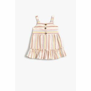 Koton Striped Strap Frilly Dress kép