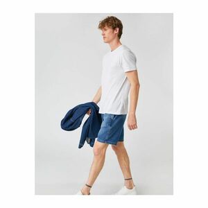 Koton Comfortable Cut Denim Shorts kép