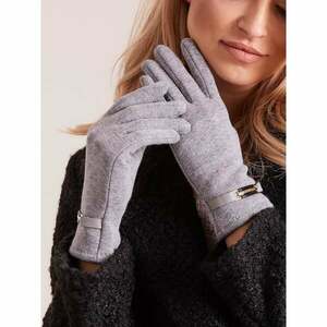 Classic gray women's gloves kép