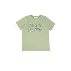 Trendyol Khaki Printed Boy Knitted T-Shirt kép