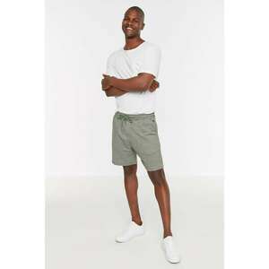 Trendyol Khaki Men Regular Fit Medium Length Shorts & Bermuda kép