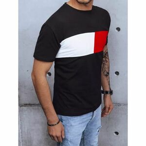 Dstreet RX4850 black basic men's T-shirt kép