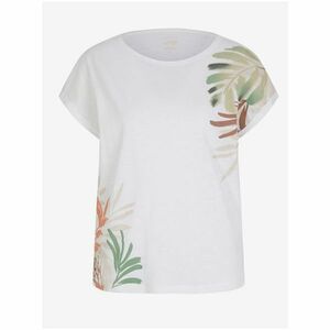 White Women's Patterned T-Shirt Tom Tailor - Women kép
