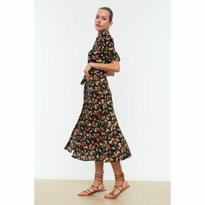Női ruha Trendyol MultiColored BeltEd Shirt Dress kép