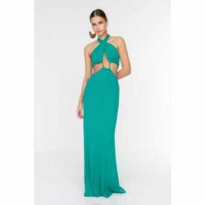 Trendyol Green Ruffle Detailed Evening Dress & Graduation Dress kép