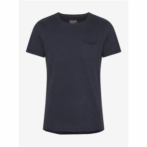Dark Blue Basic T-Shirt Blend Noel - Men kép