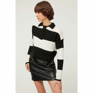 Trendyol Black Collar Knitwear Sweater kép