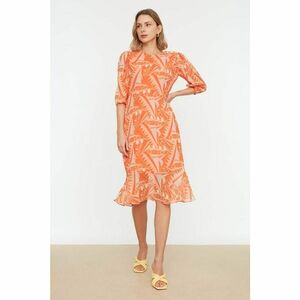 Trendyol Orange Patterned Dress kép