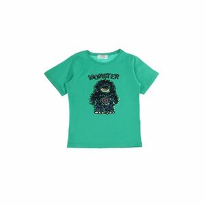 Trendyol Green Spinning Sequined Cycling Collar Boy Knitted T-Shirt kép
