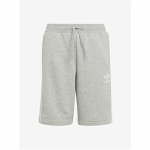 Light Grey Boys' Brindle Tracksuit Shorts adidas Originals - Unisex kép