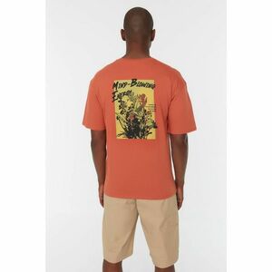 Trendyol Tile Men's Relaxed Fit Crew Neck Short Sleeve Printed T-Shirt kép