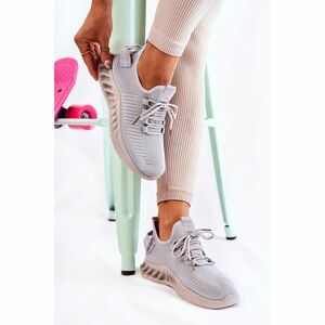 Women's sports material shoes Grey Lenney kép