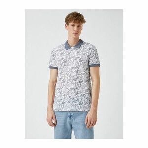 Koton Floral Polo Neck T-Shirt kép