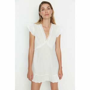 Trendyol White Lace Detailed Beach Dress kép