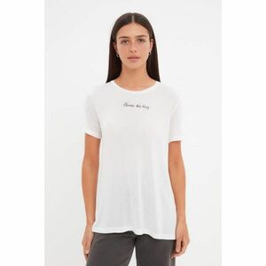 Trendyol White Basic Shirt kép