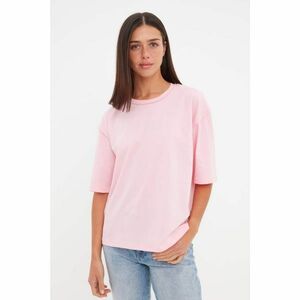 Trendyol Pink Loose Knitted T-Shirt kép