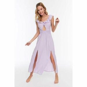 Trendyol Lilac Slit Detailed Beach Dress kép