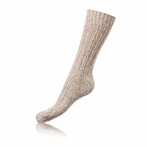 Bellinda NORWEGIAN STYLE SOCKS - Norwegian type men's winter socks - beige kép