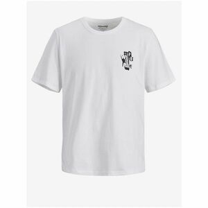 White T-shirt with print Jack & Jones New Port - Men kép