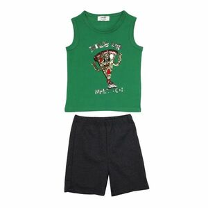 Trendyol Green Sequin Embroidered Boy Knitted Bottom-Top Suit kép