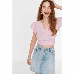 Trendyol Pink Double Breasted Blouse kép