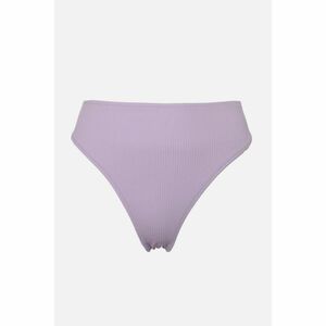 Trendyol Lilac Textured High Waist Bikini Bottom kép