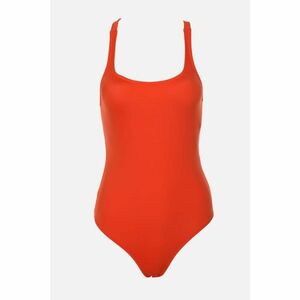 Trendyol Orange Back Detailed Swimsuit kép