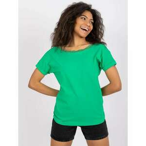 Dark green blouse with a neckline on the back of Salma RUE PARIS kép