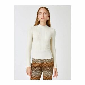 Koton Long Sleeve Half Turtleneck Knitwear Sweater kép
