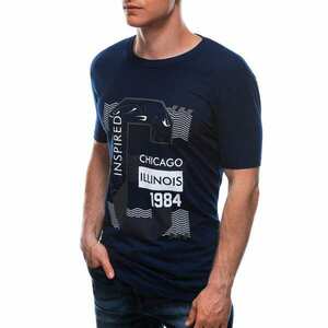 Edoti Men's printed t-shirt S1677 kép