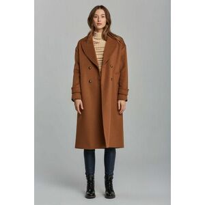 KABÁT GANT D2. WOOL BLEND COCOON OVERCOAT barna XL kép