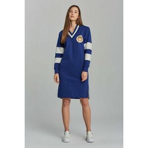 RUHA GANT D1. U.S ROYALTY V-NECK DRESS kék S kép