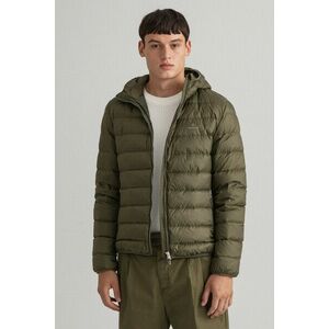 DZSEKI GANT LIGHT DOWN HOOD JACKET zöld M kép