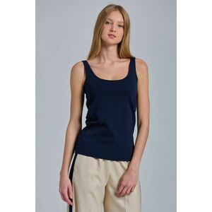 TOP GANT D1. 1X1 RIB TANK TOP kék M kép