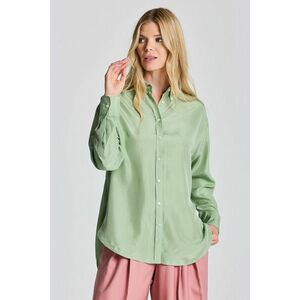 ING GANT RELAXED SILK SHIRT zöld 32 kép